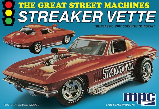 [AMT MPC973/12  ] AMT MPC973/12  1/25 1967 Chevy Corvette Stingray Streaker Vette 