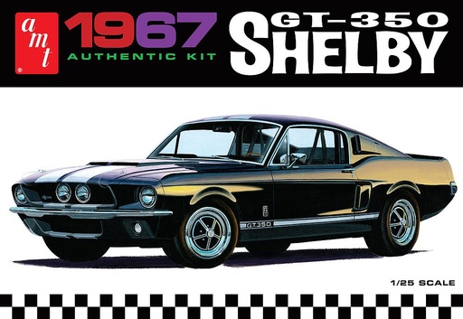 [AMT AMT800/12  ] AMT AMT800/12  1/25 1967 Shelby GT 350, blanche 
