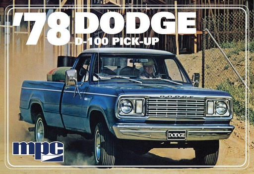 [MPC MPC901M/12  ] MPC MPC901M/12  1/25 1978 Dodge D-100 Custom Pick-up 