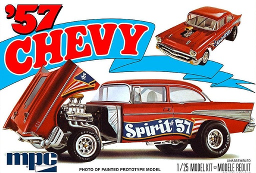 [MPC MPC904/12  ] MPC MPC904/12  1/25 1957 Chevy Flip Nose Spirit of 57 