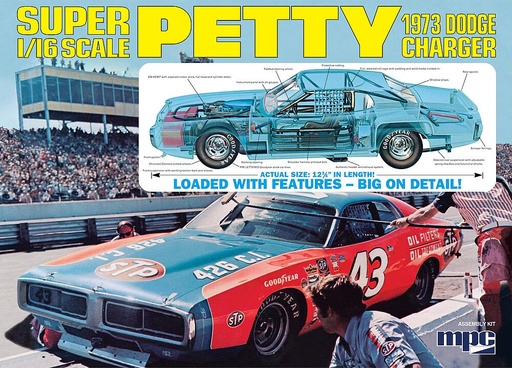 [MPC MPC938/06  ] MPC MPC938/06  1/16 1973 Dodge Charger Richard Pretty 