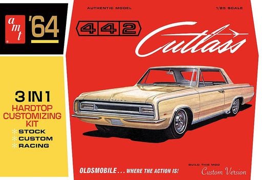 [AMT AMT1066/12  ] AMT AMT1066/12  1/24 1964 Olds Cutlass 442 Hardtop 