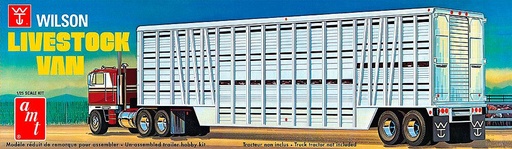 [AMT AMT1106/06  ] AMT AMT1106/06  1/25 Wilson Livestock Van Trailer 