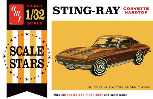 [AMT AMT1112/12  ] AMT AMT1112/12  Corvette Stingray 1/32 1963 