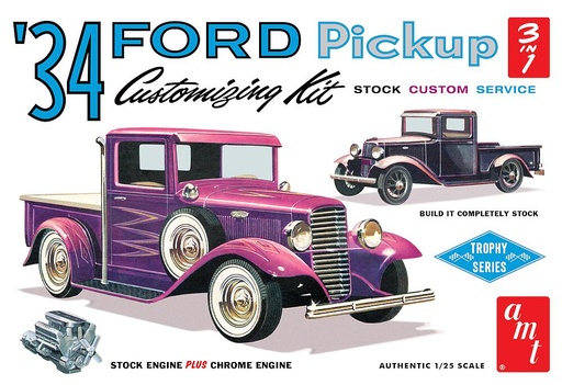 [AMT AMT1120/12  ] AMT AMT1120/12  1/25 Ford Pick-Up 1934 