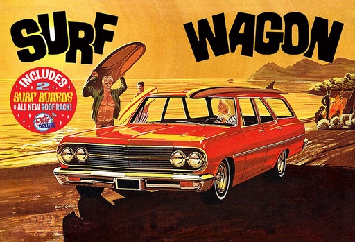 [AMT AMT1131/12  ] AMT AMT1131/12  1/25 Chevelle Surf Wagon 1965 