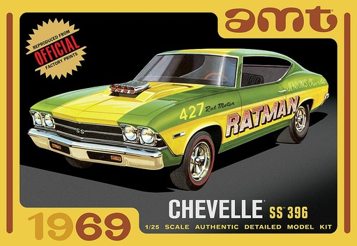 [AMT AMT1138/12  ] AMT AMT1138/12  1/25 1969 Chevy Chevelle Hardtop 