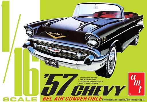 [AMT AMT1159/06  ] AMT AMT1159/06  1/16 1957 Chevy Bel Air Convertible 
