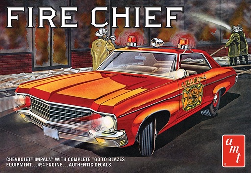 [AMT AMT1162/12  ] AMT AMT1162/12  1/25 1970 Chevy Impala Fire Chief 