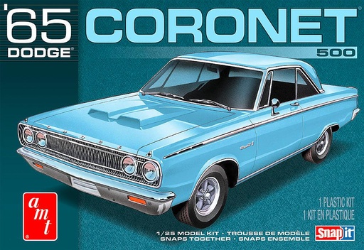 [AMT AMT1176M/12  ] AMT AMT1176M/12  1/25 1965 Dodge Coronet, Snap-Kit 