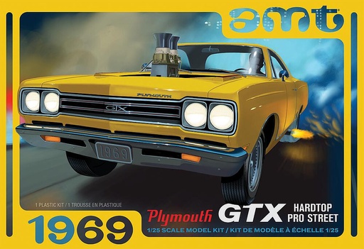 [AMT AMT1180M/12  ] AMT AMT1180M/12  1/25 1969 Plymouth GTX Hardtop Pro Street 2T 