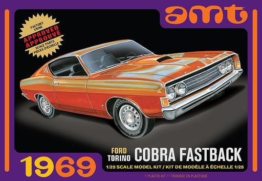 [AMT AMT1217M/12  ] AMT AMT1217M/12  1/25 Ford Torino Cobra Fastback 1969 