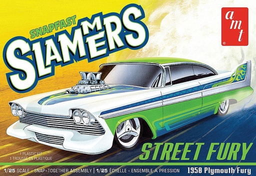 [AMT AMT1226M/12  ] AMT AMT1226M/12  1/25 1958 Plymouth Street Fury Slammers 