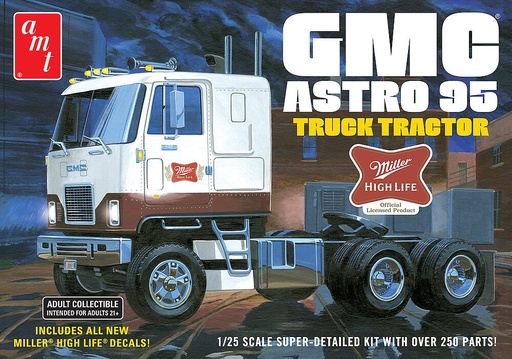 [AMT AMT1230/06  ] AMT AMT1230/06  1/25 GMC Astro 95 Semi Tractor (Miller Beer) 