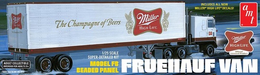 [AMT AMT1234/06  ] AMT AMT1234/06  1/25 Fruehauf 40' Semi Trailer (Miller Beer) 