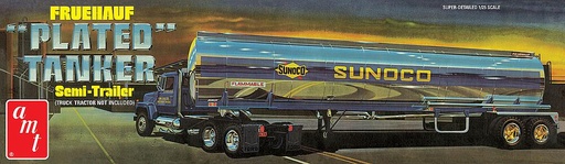 [AMT AMT1239/06  ] AMT AMT1239/06  1/25 Fruehauf Plated Tanker Trailer (Sunoco) 