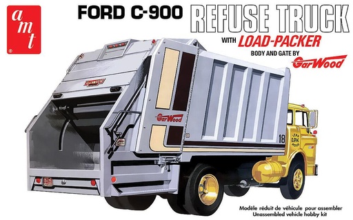 [AMT AMT1247/06  ] AMT AMT1247/06  1/25 Ford C-600 Gar Wood Benne à ordures 
