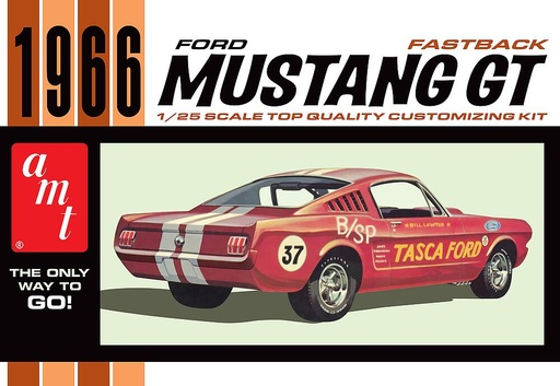 [AMT AMT1305/12  ] AMT AMT1305/12  1/25 1966 Ford Mustang Fastback 2+2 