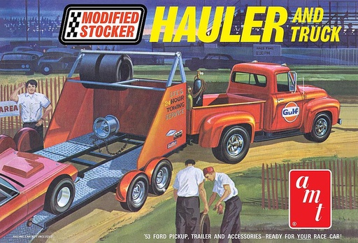 [AMT AMT1310/12  ] AMT AMT1310/12  1/25 1953 Ford Pickup Modified Stocked Hauler Gulf 