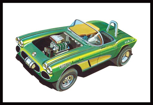 [AMT AMT1318/12  ] AMT AMT1318/12  1/25 1962 Chevy Corvette 