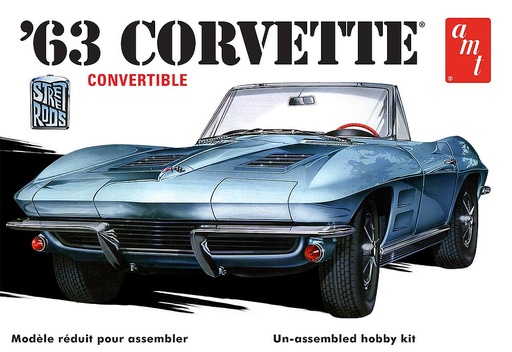 [AMT AMT1335M/12  ] AMT AMT1335M/12  1/25 1963 Chevy Corvette Convertible 