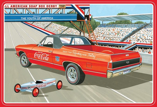 [AMT AMT1362/12  ] AMT AMT1362/12  1/25 1968 Chevy El Camino SS (Coca-Cola) 