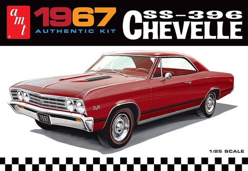 [AMT AMT1388/12  ] AMT AMT1388/12  1/25 1967 Chevrolet Chevelle SS396 