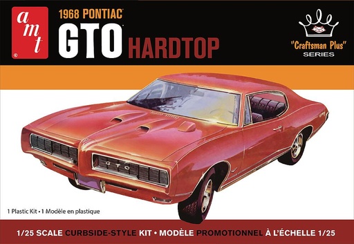 [AMT AMT1411M/12  ] AMT AMT1411M/12  1/25 1968 Pontiac GTO Hardtop Craftsman Plus 