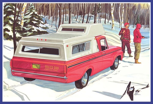 [AMT AMT1412/12  ] AMT AMT1412/12  1/25 1963 Ford F-100 Camper Pickup 