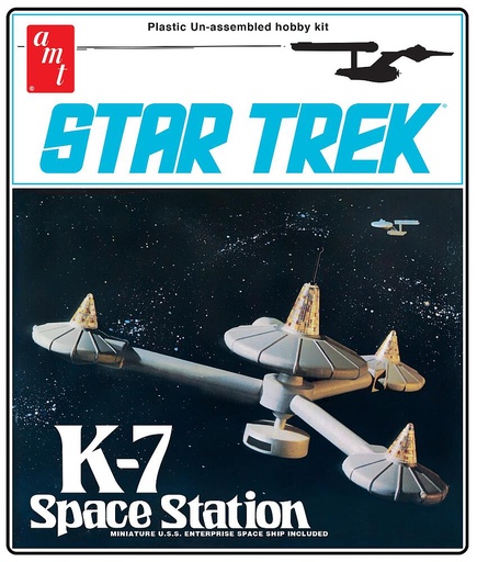[AMT AMT1415/12  ] AMT AMT1415/12  1/7600 Star Trek K-7 Station spatiale 