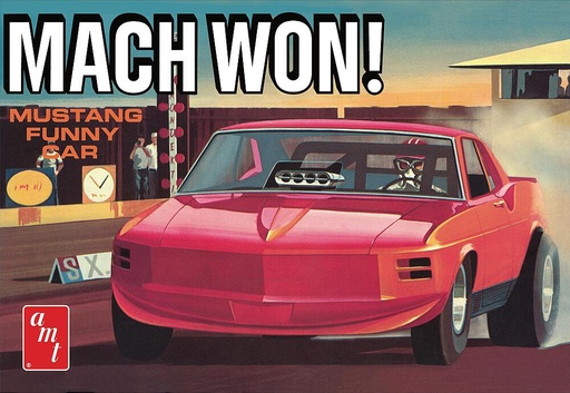 [AMT AMT1455/12  ] AMT AMT1455/12  1/25 1970 Ford Mustang Funny Car Mach Won 