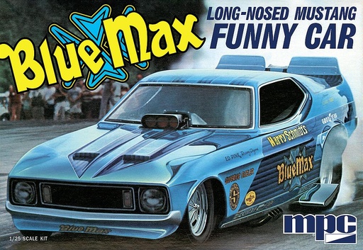 [MPC MPC930/12  ] MPC MPC930/12  1/25 Blue Max long nose Mustang 
