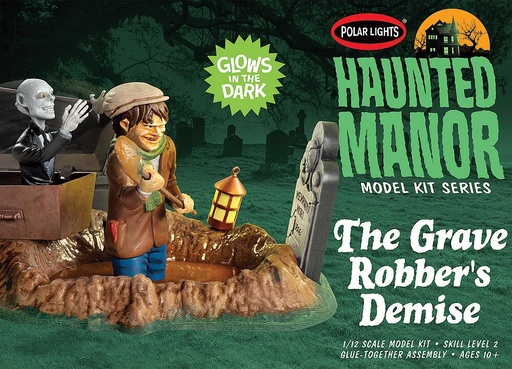[POLAR LIGHTS POL976/12  ] POLAR LIGHTS POL976/12  1/12 Haunted Manor : The Grave Robber's Demise (Le manoir hanté : la déchéance du tombeau) 