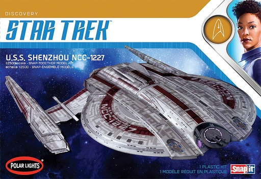 [POLAR LIGHTS POL967M/12  ] POLAR LIGHTS POL967M/12  1/2500 Star Trek - USS Shenzhou, Kit à découper 