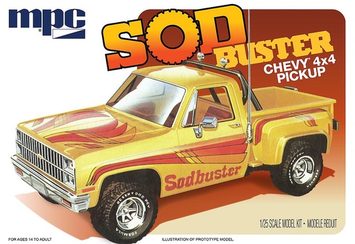 [MPC MPC972/12  ] MPC MPC972/12  1/25 1981 Chevy Stepside Pickup Sod Buster 