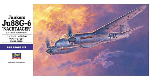[HASEGAWA E32  ] HASEGAWA E32  1/72 Junkers Ju88G-6, chasseur de nuit 