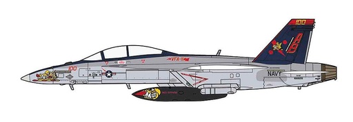 [HASEGAWA 2385  ] HASEGAWA 2385  1/72 FA-18F Super Hornet, VFA11 red rippers CAG 2013 