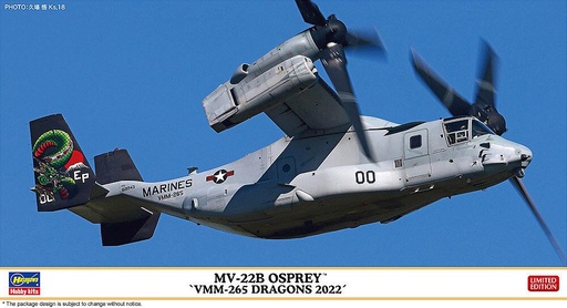 [HASEGAWA 2421  ] HASEGAWA 2421  1/72 MV-22B Osprey, VMM-265 Dragons 2022 