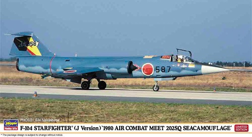 [HASEGAWA 7508  ] HASEGAWA 7508  1/48 F-104 Starfighter version J, 1980 Air CombatMeet 202SQ camouflage maritime 