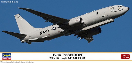 [HASEGAWA 10856  ] HASEGAWA 10856  1/200 P-8A Poseidon CP10 avec radar 