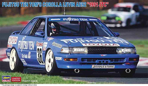 [HASEGAWA 20492  ] HASEGAWA 20492  1/24 Fujitsu Ten Tom's Corolla Levin AE92, 1991 JTC 