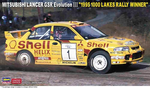[HASEGAWA 20560  ] HASEGAWA 20560  1/24 Mitsubishi Lancer GSR Evo III, 1995 1000 Lakes Rally 