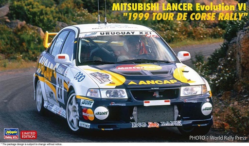 [HASEGAWA 20608  ] HASEGAWA 20608  1/24 Mitsubishi Lancer Evo VI, 1999 Tour de Corse 