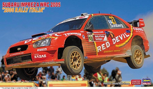 [HASEGAWA 20614  ] HASEGAWA 20614  1/24 Subaru Impreza WRC2005, 2006 Rally Italia 