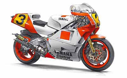 [HASEGAWA BK3  ] HASEGAWA BK3  1/12 Yamaha YZR500 (OW98) 1988WGP 500 Champion 