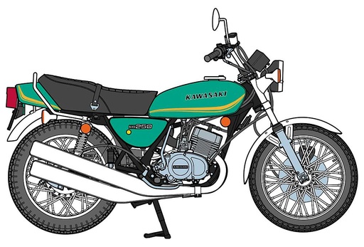 [HASEGAWA BK8  ] HASEGAWA BK8  1/12 Kawasaki KH250-B3/B4 