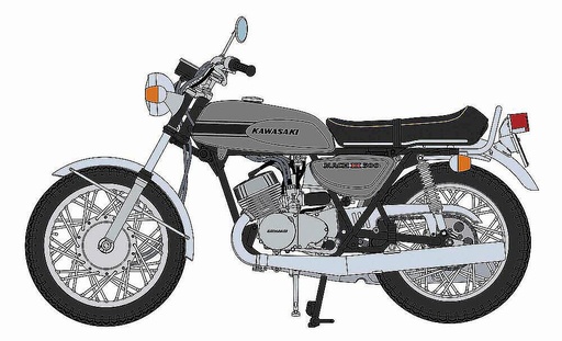 [HASEGAWA BK10  ] HASEGAWA BK10  1/12 Kawasaki 500SS Mach III 