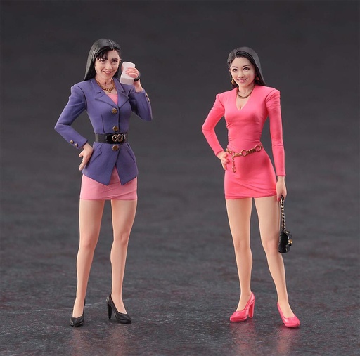 [HASEGAWA FC01  ] HASEGAWA FC01  1/24 80's Bubbly Girls 2 figurines 
