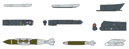 [HASEGAWA X72-14  ] HASEGAWA X72-14  1/72 Set d'armes d'avion IX 
