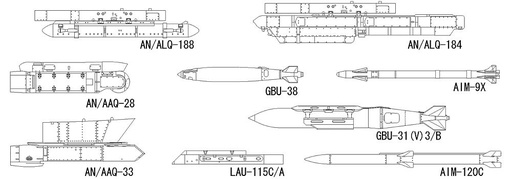 [HASEGAWA X48-17  ] HASEGAWA X48-17  1/48 US Flugzeugwaffen E 